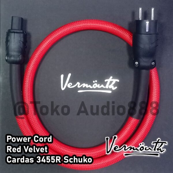 Power Cable - Vermouth Red Velvet Schuko