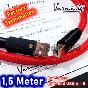 USB Cable - Vermouth Red Velvet A-B (1,5M)