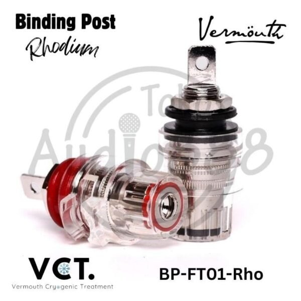 Vermouth Binding Post Rhodium Plated